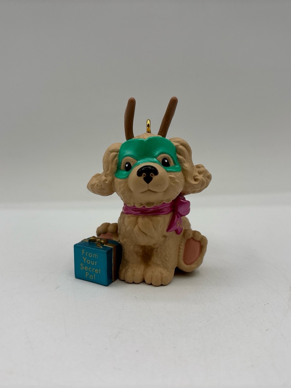 Hallmark Keepsake Ornament‎ Dated 1994 Vintage Secret Santa Handcrafted